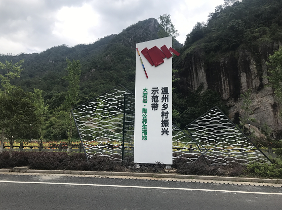 温州乡村振兴示范带标识